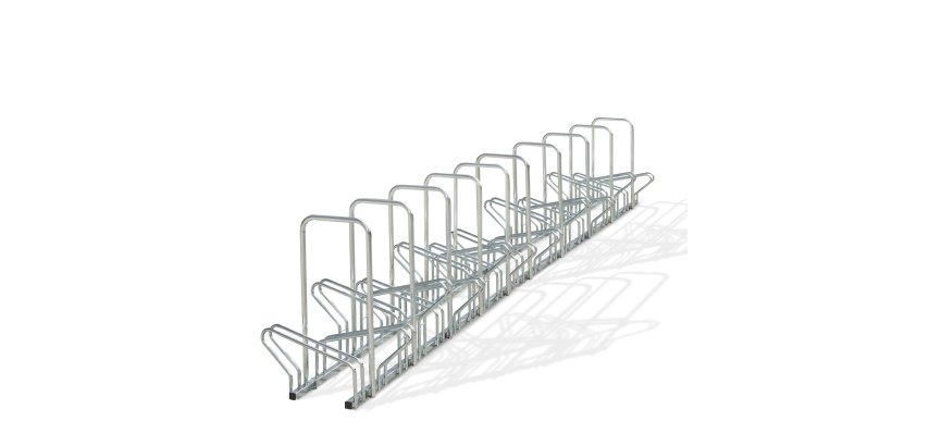 Range 20 vélos avec 10 arceaux antivol