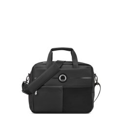 Delsey Turenne - Serviette 2 compartiments noire
