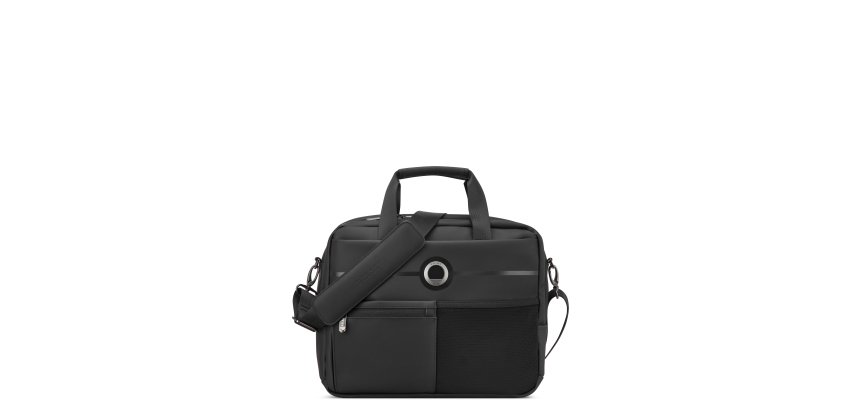 Delsey Turenne - Serviette 2 compartiments noire