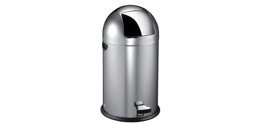 Poubelle à pédale KickCan 40L - Inox