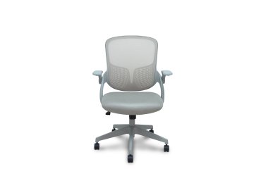 Silla Opti544 gris respaldo malla gris asiento 3D gris