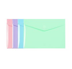 Pochette Enveloppe A5 - VIQUEL RAINBOW PASTEL - couleurs assorties