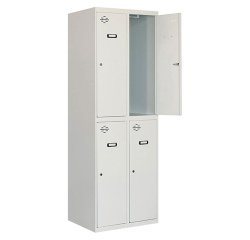 Taquilla desmontada Simon Locker prof.dism.tandem 2/4 300 (600) gris