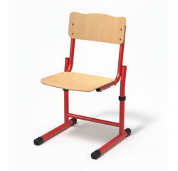 Chaise luge réglable Fabiano hêtre - Taille 3 à 6 - Ecole maternelle  à primaire (M3/P6)