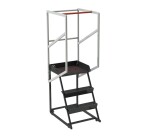 Escabeau roulant étroit 3 marches
