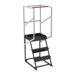 Escabeau roulant étroit 3 marches
