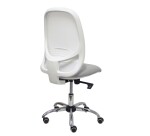 Cilanco blanca tela base cromada ruedas parqué