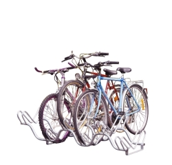 Râtelier 6 vélos sur 2 niveaux - Côte à côte