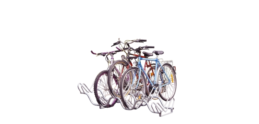 Râtelier 6 vélos sur 2 niveaux - Côte à côte