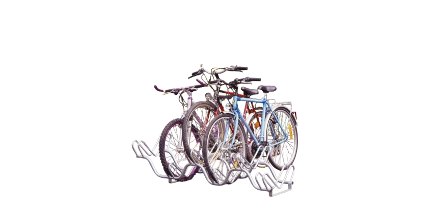 Râtelier 6 vélos sur 2 niveaux - Côte à côte