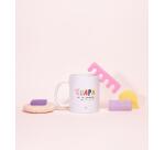 Taza + Calcetines "Ser la guapa de la familia no es fácil" talla 36-41
