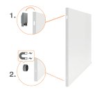 Pizarra magnética sin marco Nobo Infinity 1200x900mm