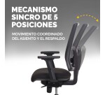 Silla Operativa de Oficina Ergonómica Fellowes Eleganza