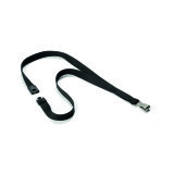 Lacet textile soyeux avec large mousqueton - Boîte de 10