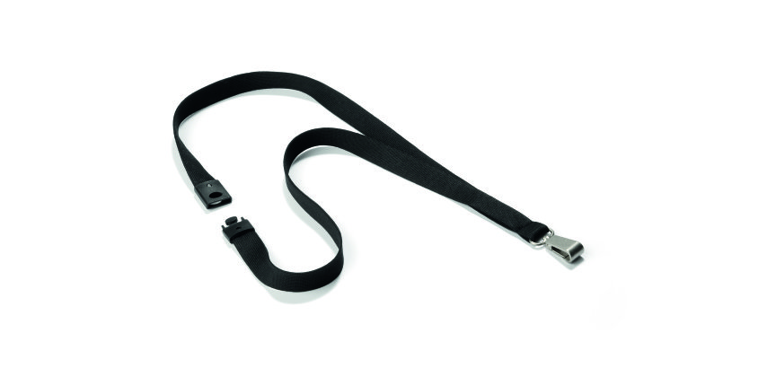 Lacet textile soyeux avec large mousqueton - Boîte de 10