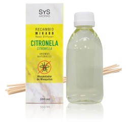 Recambio Mikado Citronela 200ml + Palo