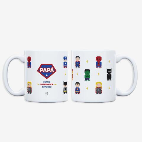 Taza "Papá, eres mi súperhéroe favorito" New 350ml cerámica