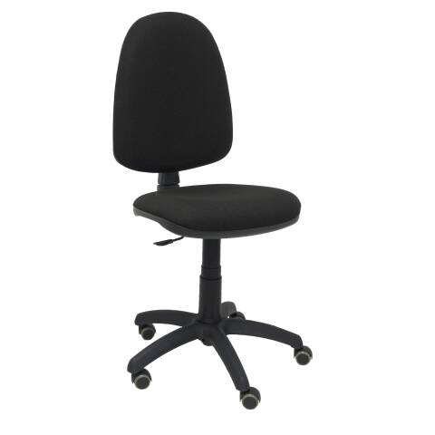 Silla Ayna bali ruedas de parquet - Negro