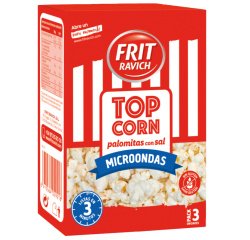 Palomitas Microondas con Sal