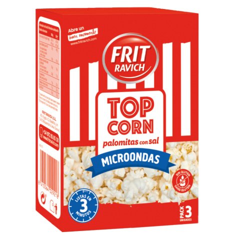 Palomitas Microondas con Sal