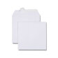 Boîte de 500 enveloppes carrées blanches 190x190 120 g/m² bande de protection