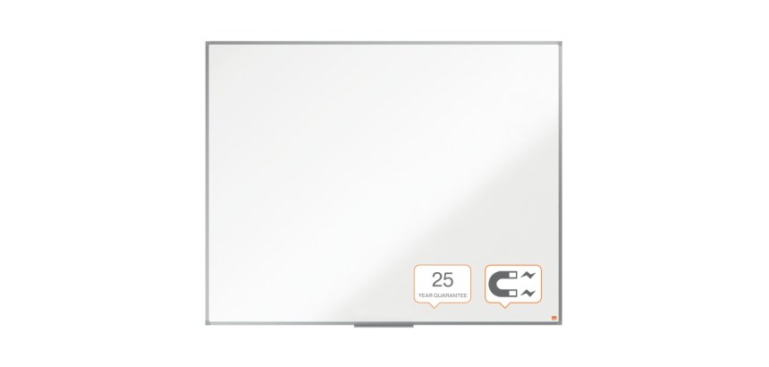 Pizarra NOBO Essence acero vitrificado 1500X1200mm, blanco
