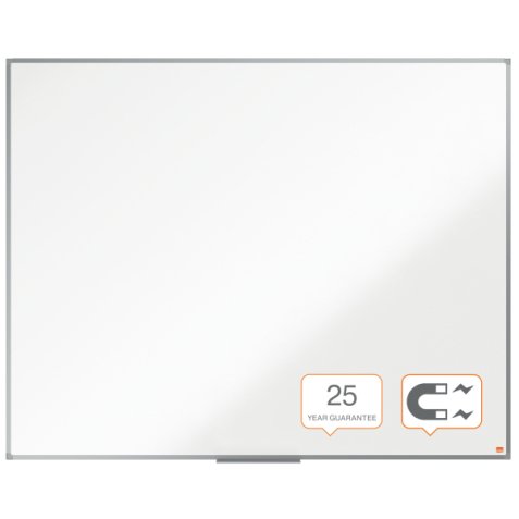 Pizarra NOBO Essence acero vitrificado 1500X1200mm, blanco
