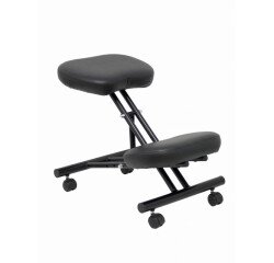 Silla Mahora similpiel negro