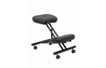 Silla Mahora similpiel negro