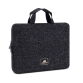 Funda para portátil con asas 13.3-14" Anvik Rivacase impermeable Negro