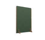 Cloison acoustique Emmie Flexmute en PET - sur pieds en bois massif  L 120 x H 170 cm