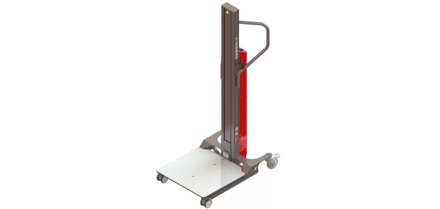 Gerbeur Astair à levée électrique avec plateau 60 kg course de levée 1200 mm