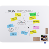 Legamaster Essence frameless magnetic whiteboard, size 90 x 119.5 cm
