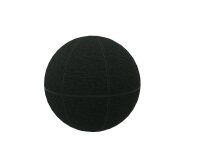 Ballon ergonomique Office Ballz Götessons 55 cm, tissu Slope avec zip noir