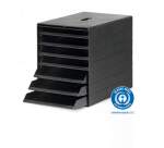 Module de classement Durable Idealbox plus 7 tiroirs noir