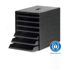 Module de classement Durable Idealbox plus 7 tiroirs noir