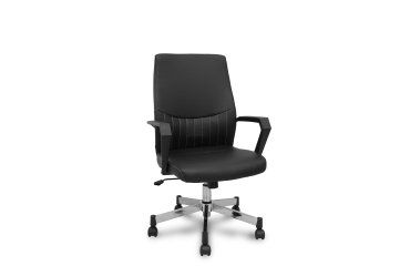Kantelstoel Opti520CB in zwart kunstleer