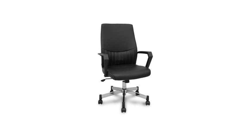 Fauteuil inclinable Opti520CB en similicuir noir