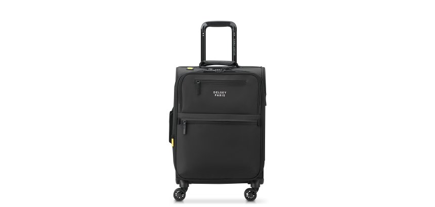 Maubert 2.0 valise cabine extensible 4 doubles roues 55 cm noir