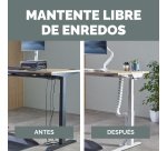Vértebra Organización Cables Extensible