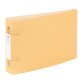 Classeur 2 anneaux plastifié Propysoft Viquel A5 – Dos de 3.5 cm orange transparent