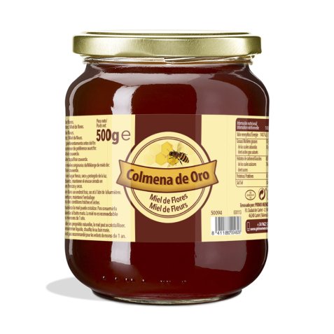 Miel de flores Colmena de Oro Bote de 500 g - Pack de 6 unidades