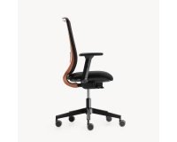Ergonomic office chair AXIS - with 3D armrests - adjustable seat depth - Synchronous mechanism