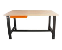 Établi d'Atelier 2M Fischer Darex –Plateau bois - Bloc 1 tiroir