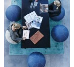 Ballon ergonomique Office Ballz Götessons 65 cm, tissu Mica avec zip noir