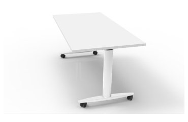 Mesa multifuncional batiente Taxi blanca 160 x 80 cm
