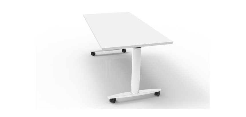 Mesa multifuncional batiente Taxi blanca 160 x 80 cm
