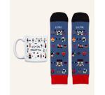 Kit Taza + Calcetines "Estás brutal" talla 42-46
