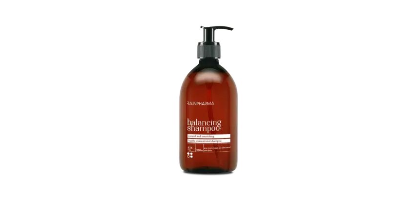Rainpharma Balancing Shampoo (für trockenes Haar und Schuppen) Pumpspender 500 ml