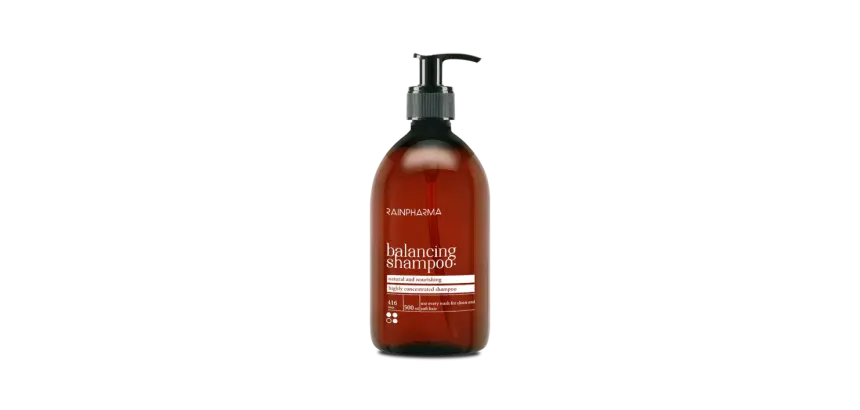 Rainpharma Balancing Shampoo (pour cheveux secs et pellicules) flacon pompe 500 ml